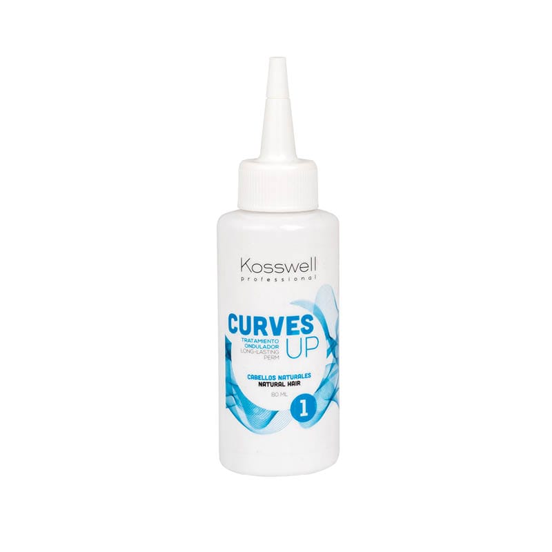 Kosswell Curves UP 1 80ml, płyn do trwałej ondulacji, do włosów normalnych