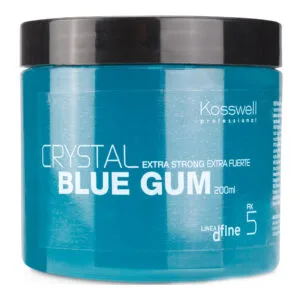 Kosswell Crystal Blue Gum 200 ml, mocna guma do włosów