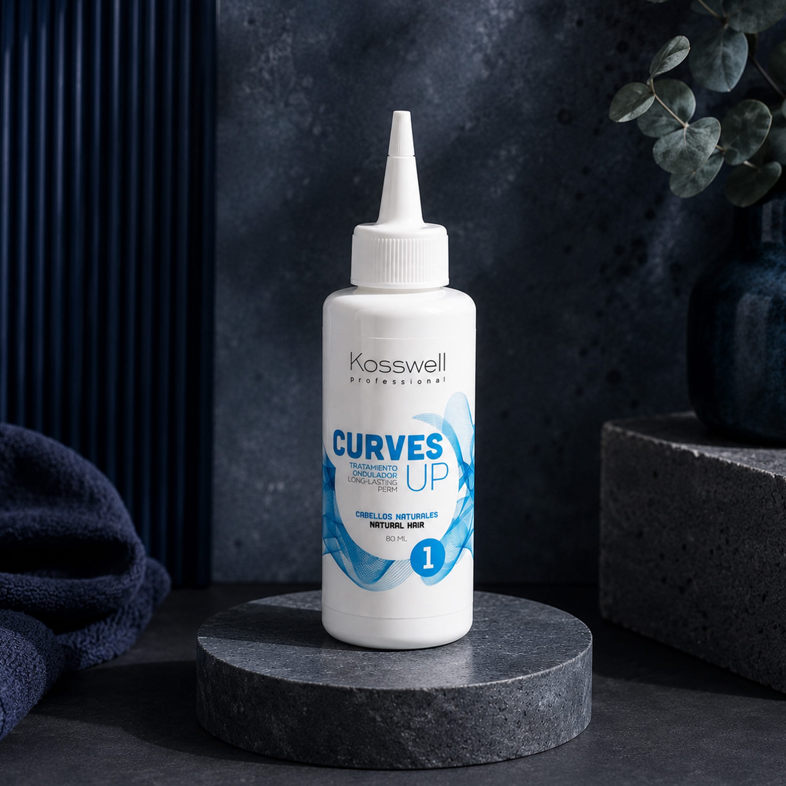 Kosswell Curves UP 1 80 ml oraz efekt loków