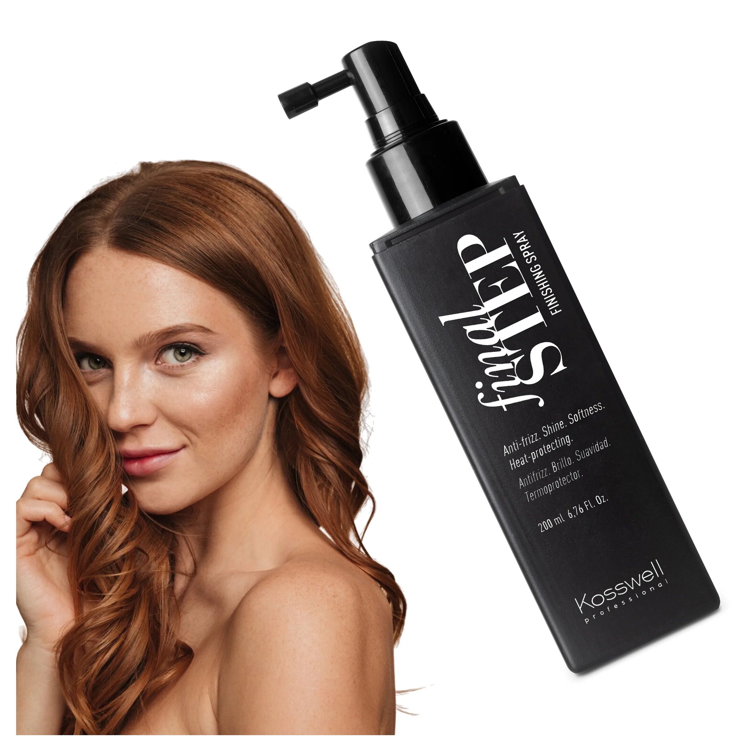 Kosswell Final Step 200 ml, spray nabłyszczający i termoochronny – zdjęcie dodatkowe