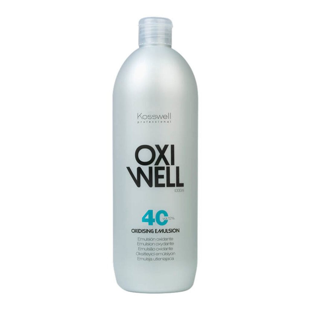Kosswell Oxiwell 12% 1000 ml – kremowy oksydant do farby 40 vol.