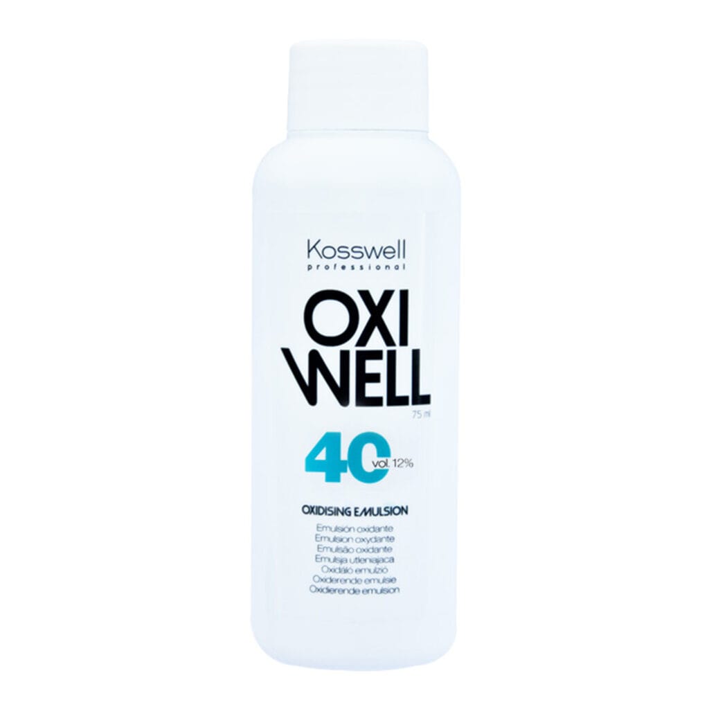 Kosswell Oxiwell 12% 75 ml – kremowy oksydant do farby 40 vol.