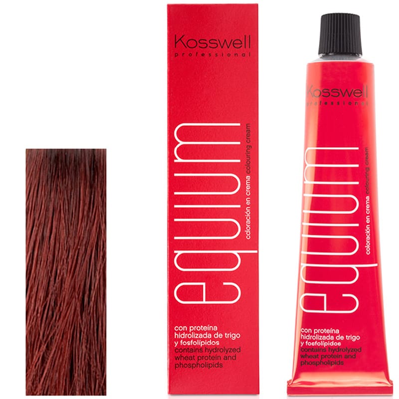 Kosswell Equium 5.62 Jasny czerwono fioletowy brąz 60 ml – farba do włosów