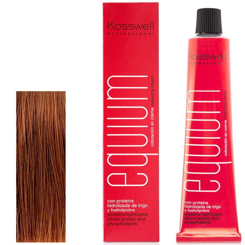 Kosswell Equium 6.34 Ciemny złoto miedziany blond 60 ml – farba do włosów