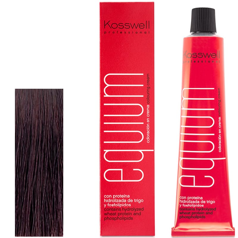 Kosswell Equium 7.26 Średni fioletowo czerwony blond 60 ml – farba do włosów