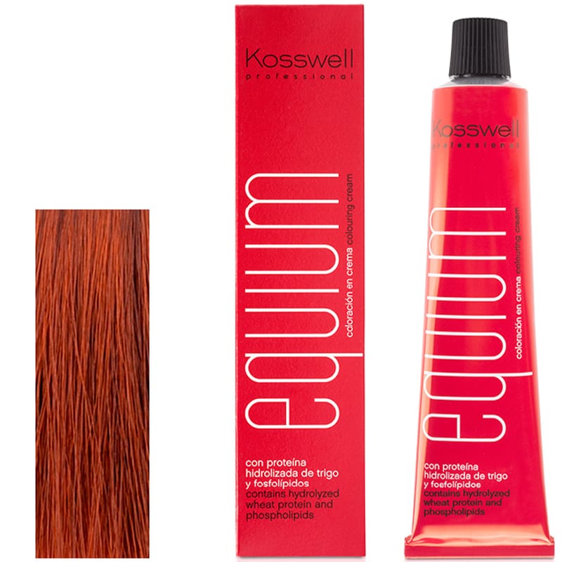 Kosswell Equium 7.44 Średni intensywny miedziany blond 60 ml – farba do włosów