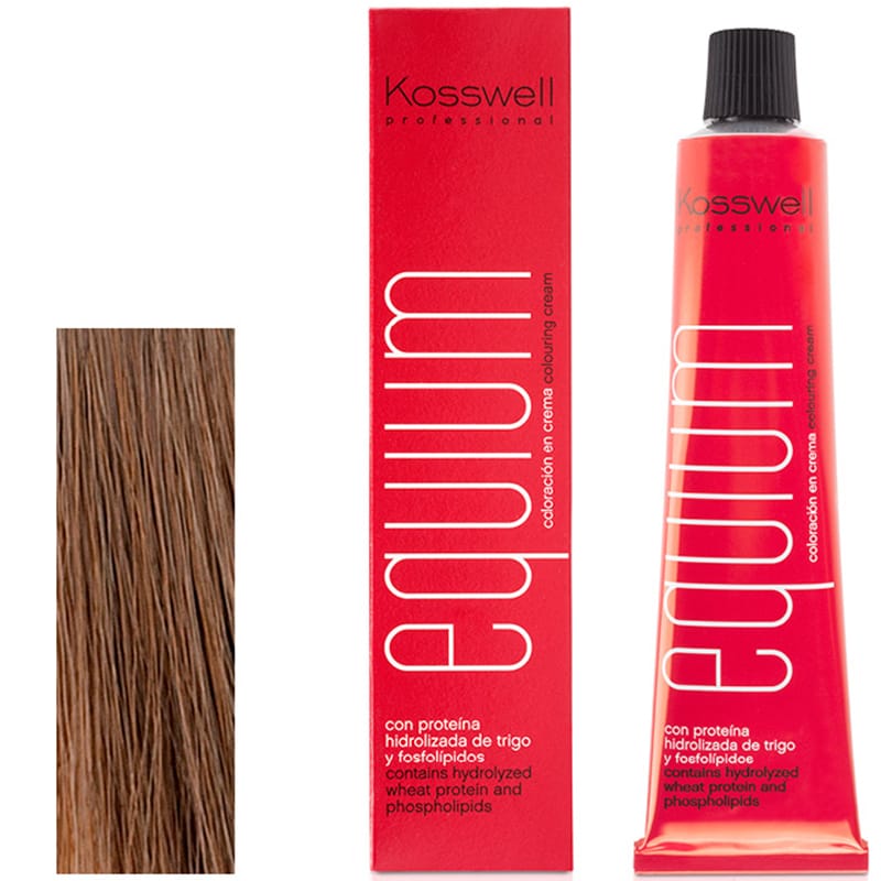 Kosswell Equium 8.14 Jasny popielato miedziany blond 60 ml – farba do włosów