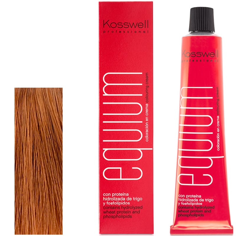 Kosswell Equium 8.34 Jasny złoto miedziany blond 60 ml – farba do włosów