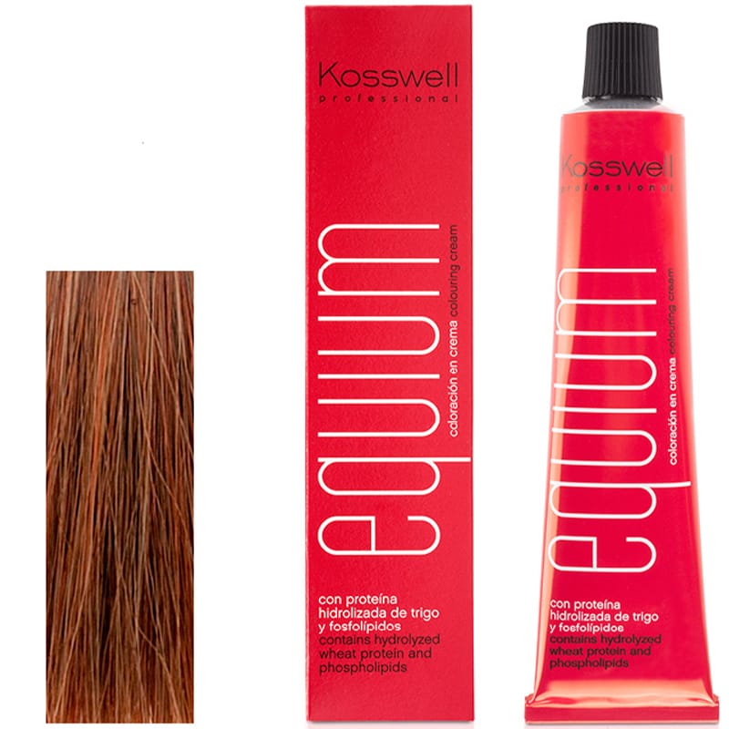 Kosswell Equium 8.4 Jasny miedziany blond 60 ml – farba do włosów