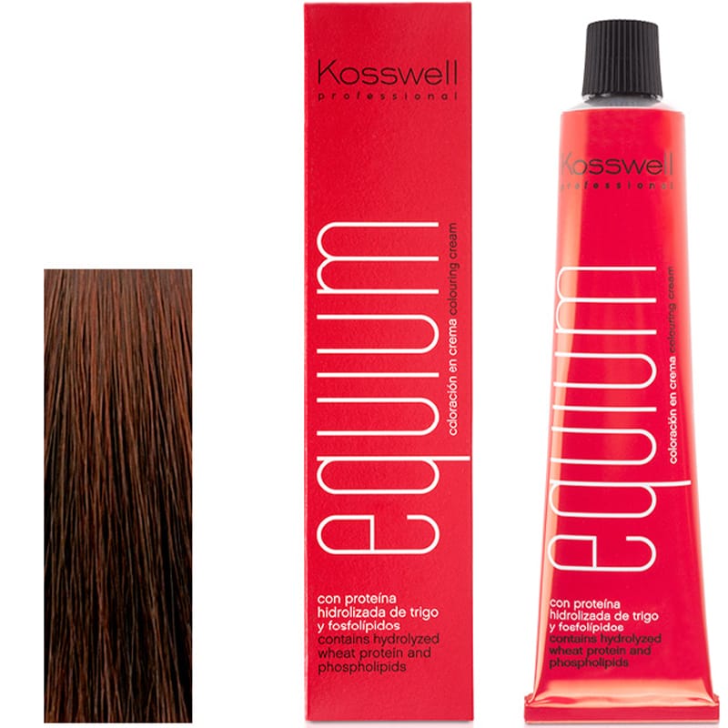 Kosswell Equium 8.45 Jasny miedziano mahoniowy blond 60 ml – farba do włosów